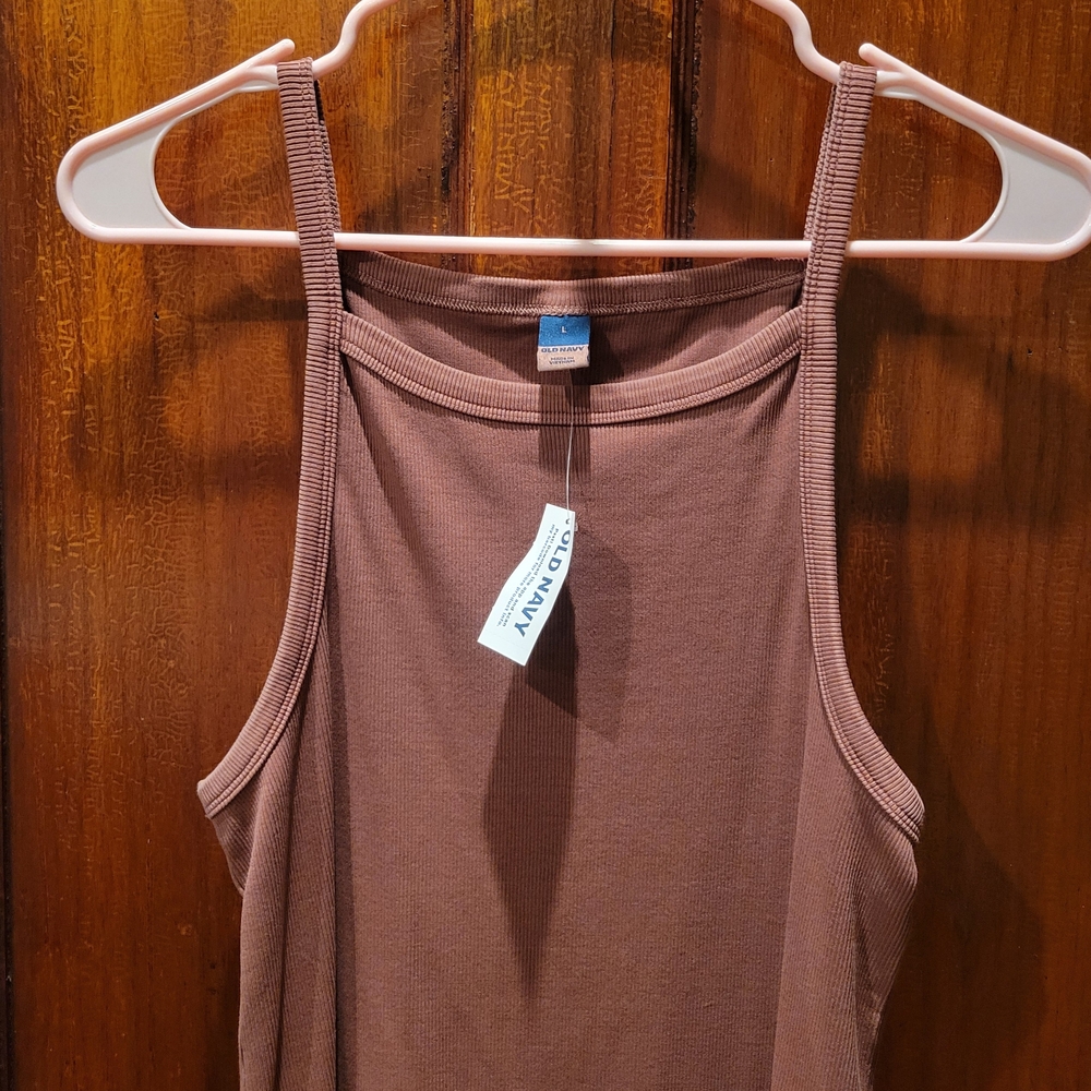 Old Navy Brown Tank Top Maxi Dress